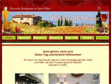 Tablet Screenshot of pizzeria-belpaese.de